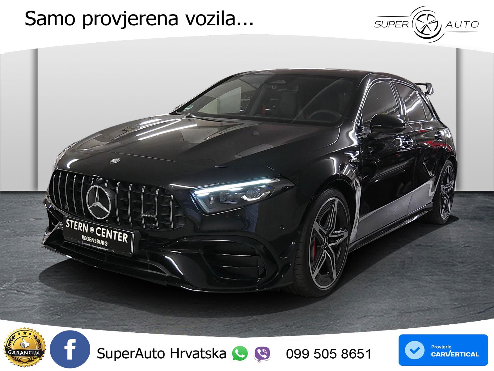 Mercedes-Benz AMG A 45 S 4MATIC+ AMG SPEEDSHIFT DCT 8G MATRIX+GR SJED+KAM