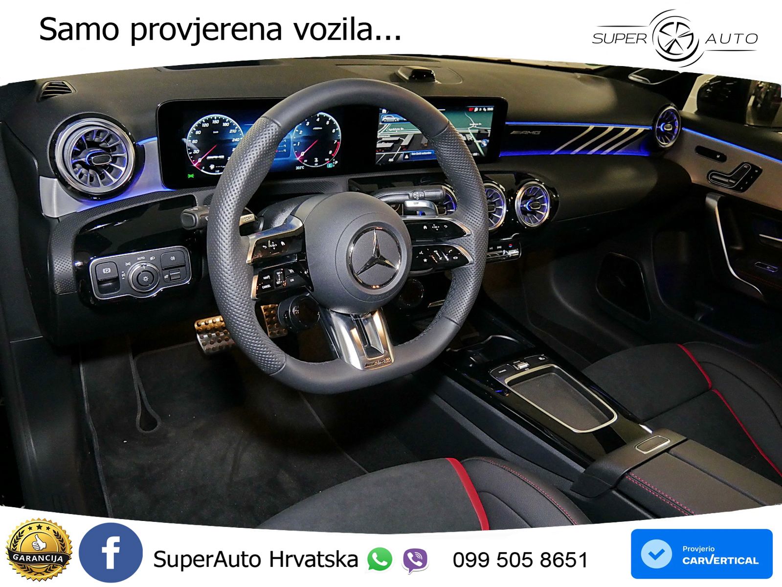 Mercedes-Benz AMG A 45 S 4MATIC+ AMG SPEEDSHIFT DCT 8G MATRIX+GR SJED+KAM