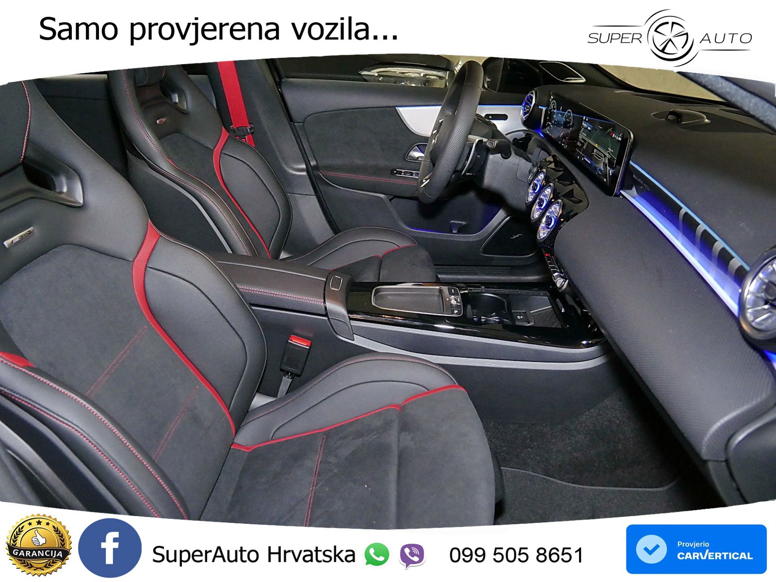 Mercedes-Benz AMG A 45 S 4MATIC+ AMG SPEEDSHIFT DCT 8G MATRIX+GR SJED+KAM