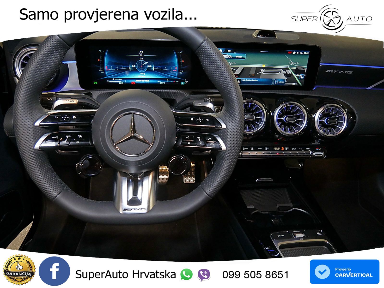 Mercedes-Benz AMG A 45 S 4MATIC+ AMG SPEEDSHIFT DCT 8G MATRIX+GR SJED+KAM