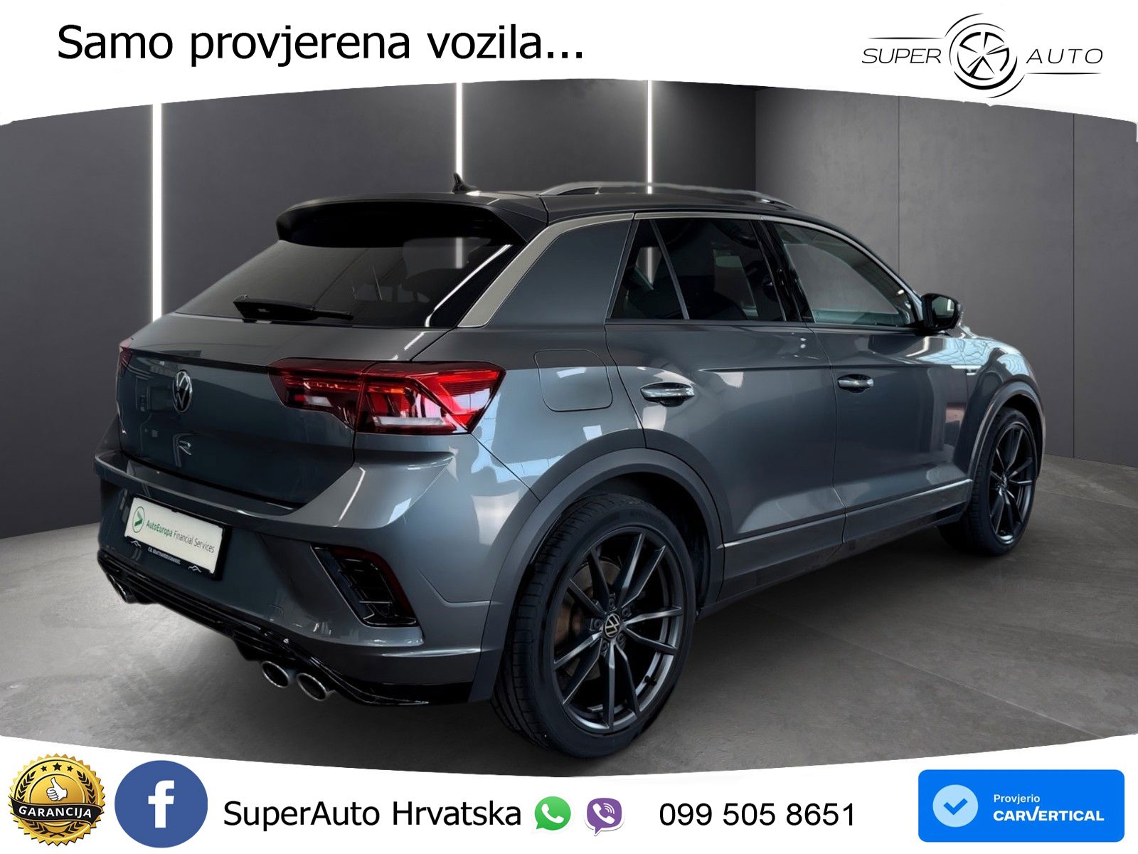 Volkswagen T-Roc I R 2.0 TSI (300 KS) OPF 4M DSG LED+GR SJED+ACC