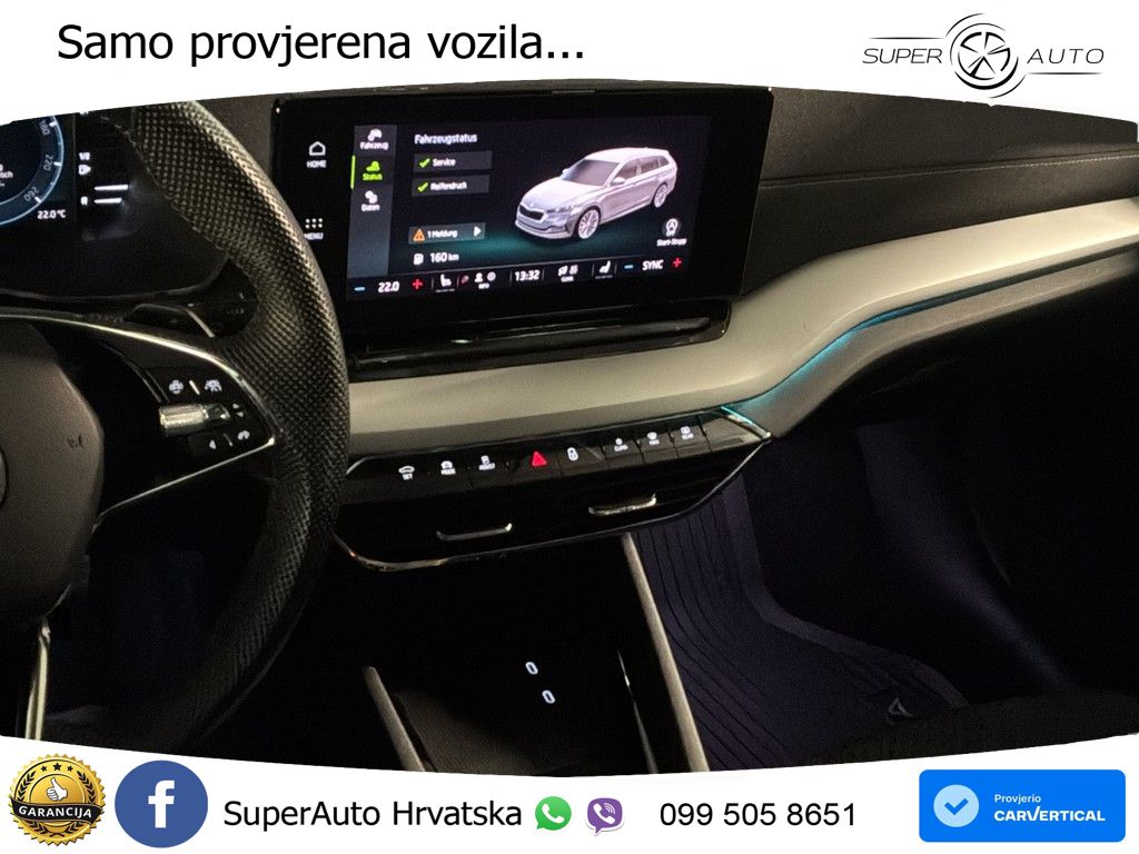 Škoda Octavia Combi 2.0 TDI (150 KS) DSG MATRIX+GR SJED+KAM