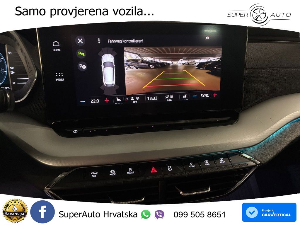 Škoda Octavia Combi 2.0 TDI (150 KS) DSG MATRIX+GR SJED+KAM