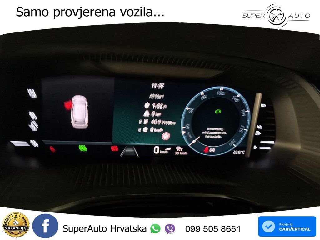 Škoda Octavia Combi 2.0 TDI (150 KS) DSG MATRIX+GR SJED+KAM