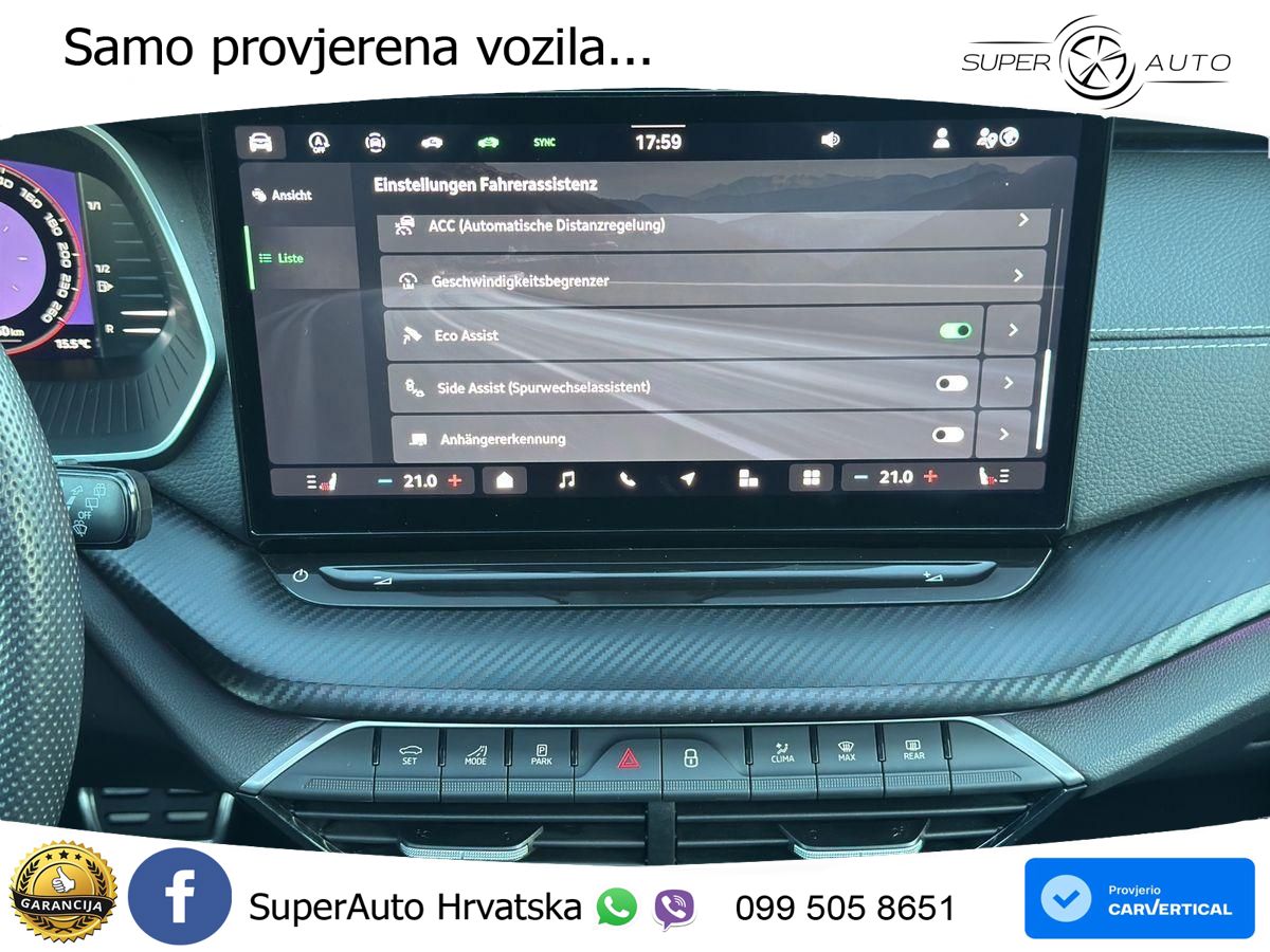 Škoda Octavia Combi 2.0 TDI (150 KS) DSG SportLine LED+GR SJED+ACC