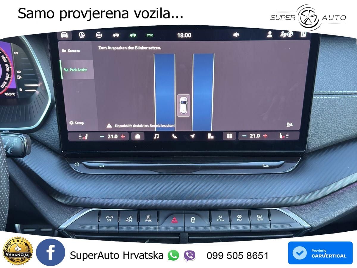 Škoda Octavia Combi 2.0 TDI (150 KS) DSG SportLine LED+GR SJED+ACC