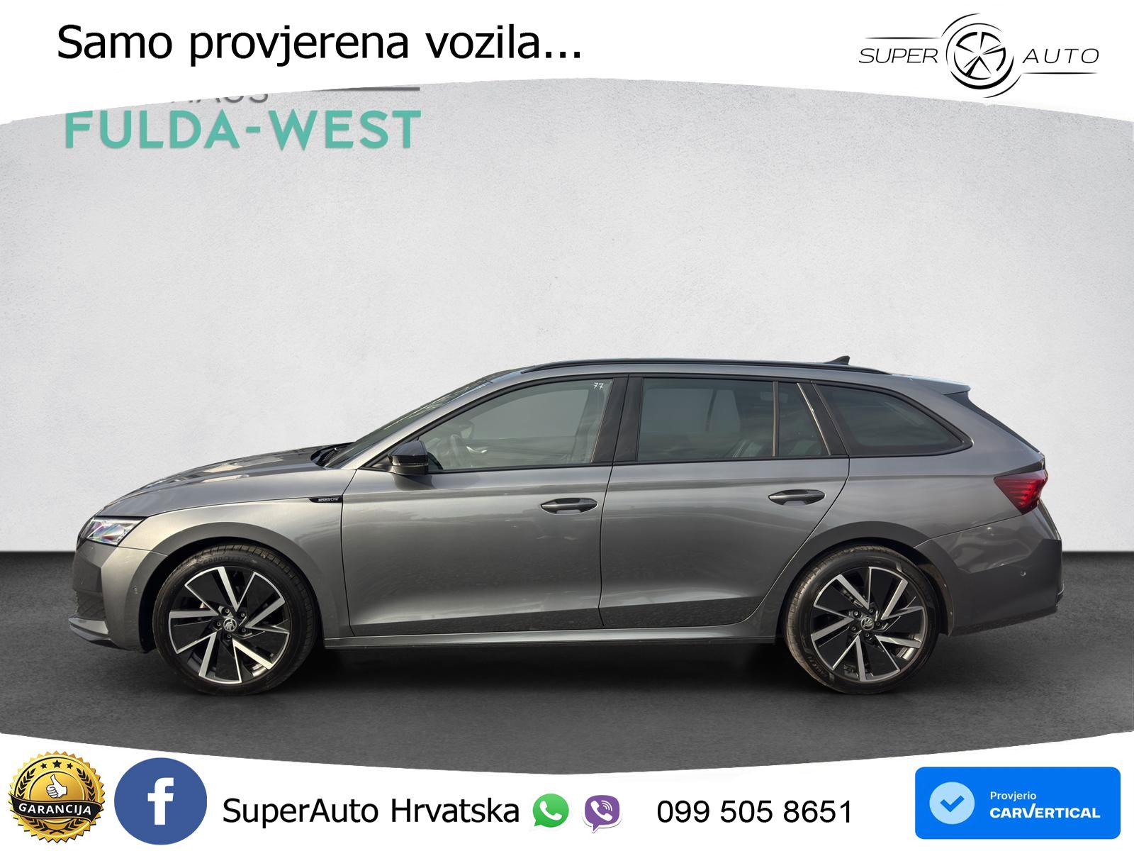 Škoda Octavia Combi 2.0 TDI (150 KS) DSG SportLine LED+GR SJED+ACC