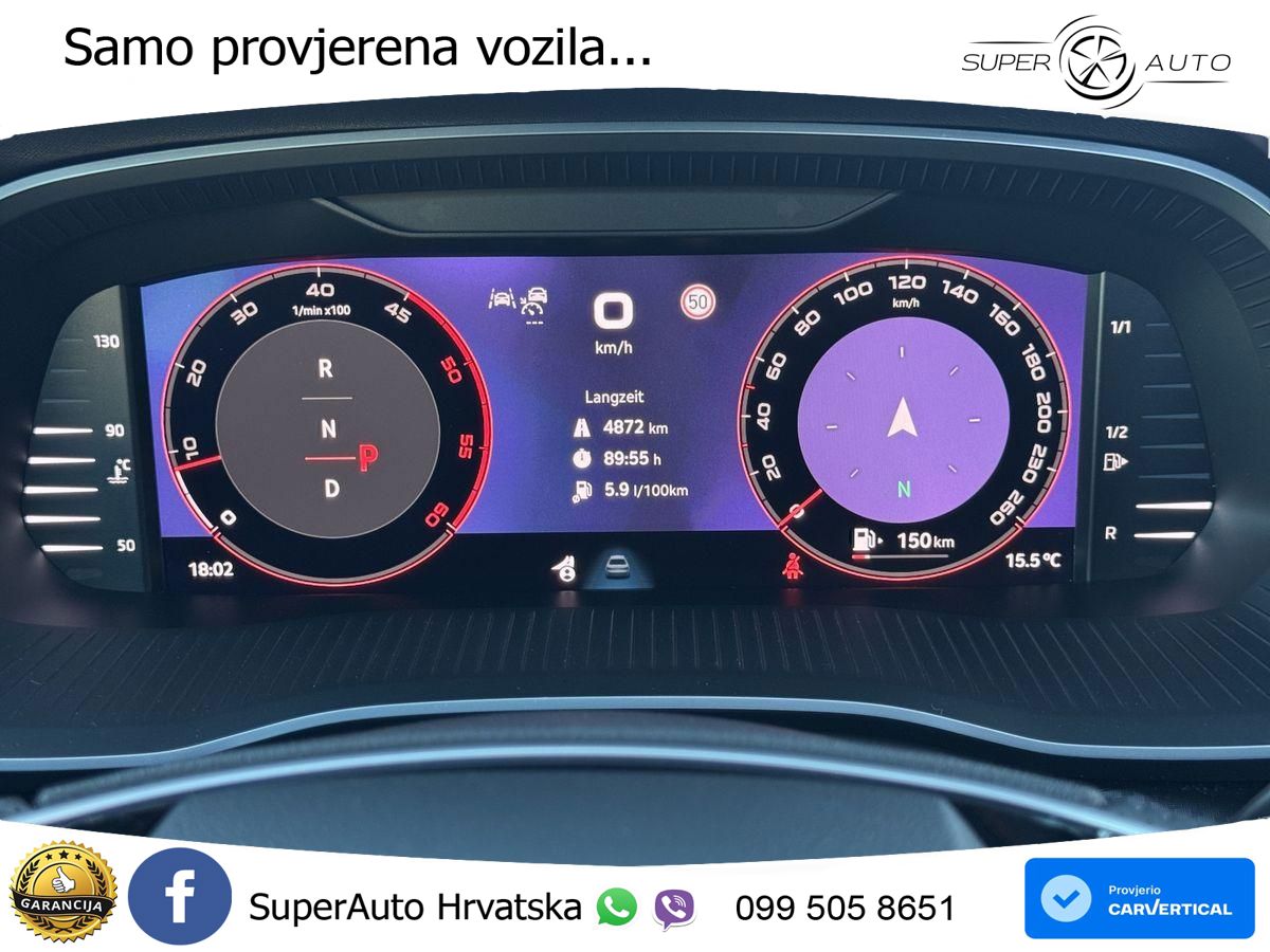 Škoda Octavia Combi 2.0 TDI (150 KS) DSG SportLine LED+GR SJED+ACC