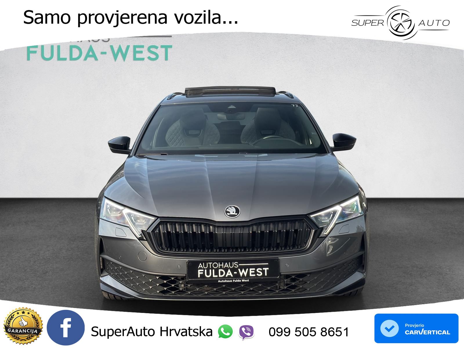 Škoda Octavia Combi 2.0 TDI (150 KS) DSG SportLine LED+GR SJED+ACC