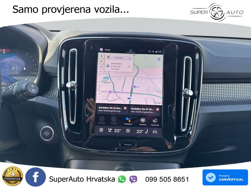 Volvo XC40 2.0 B3 163 KS Automatic LED+GR SJED+ACC