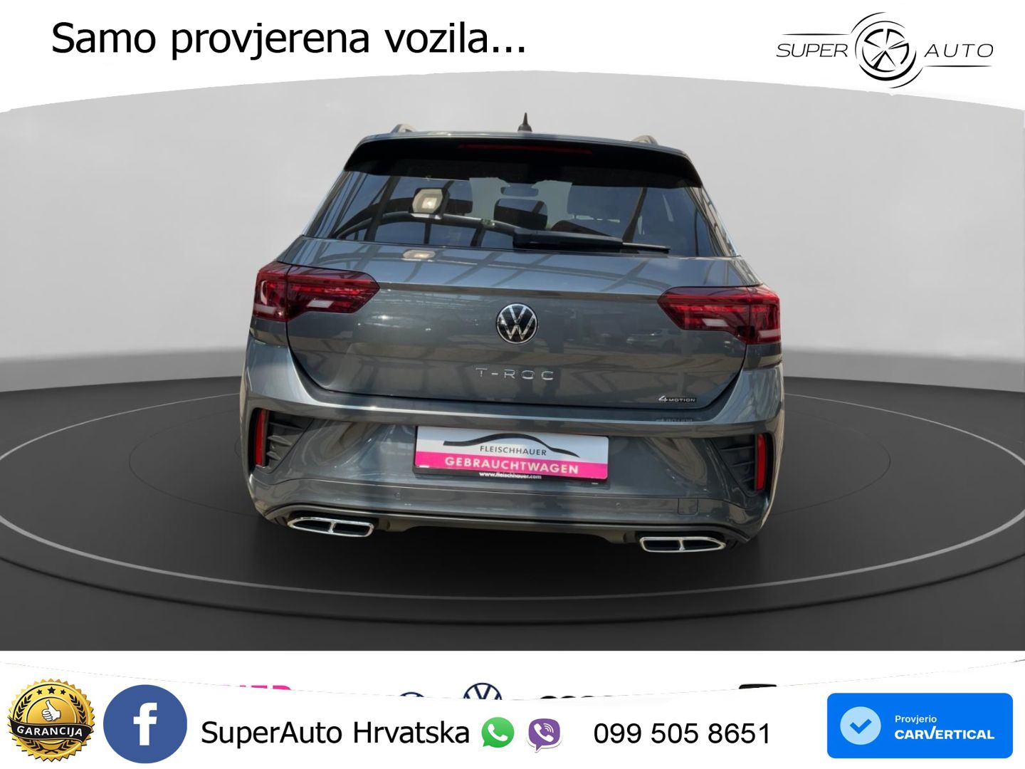 Volkswagen T-Roc I 2.0 TSI (190 KS) 4M DSG LED+GR SJED+ACC