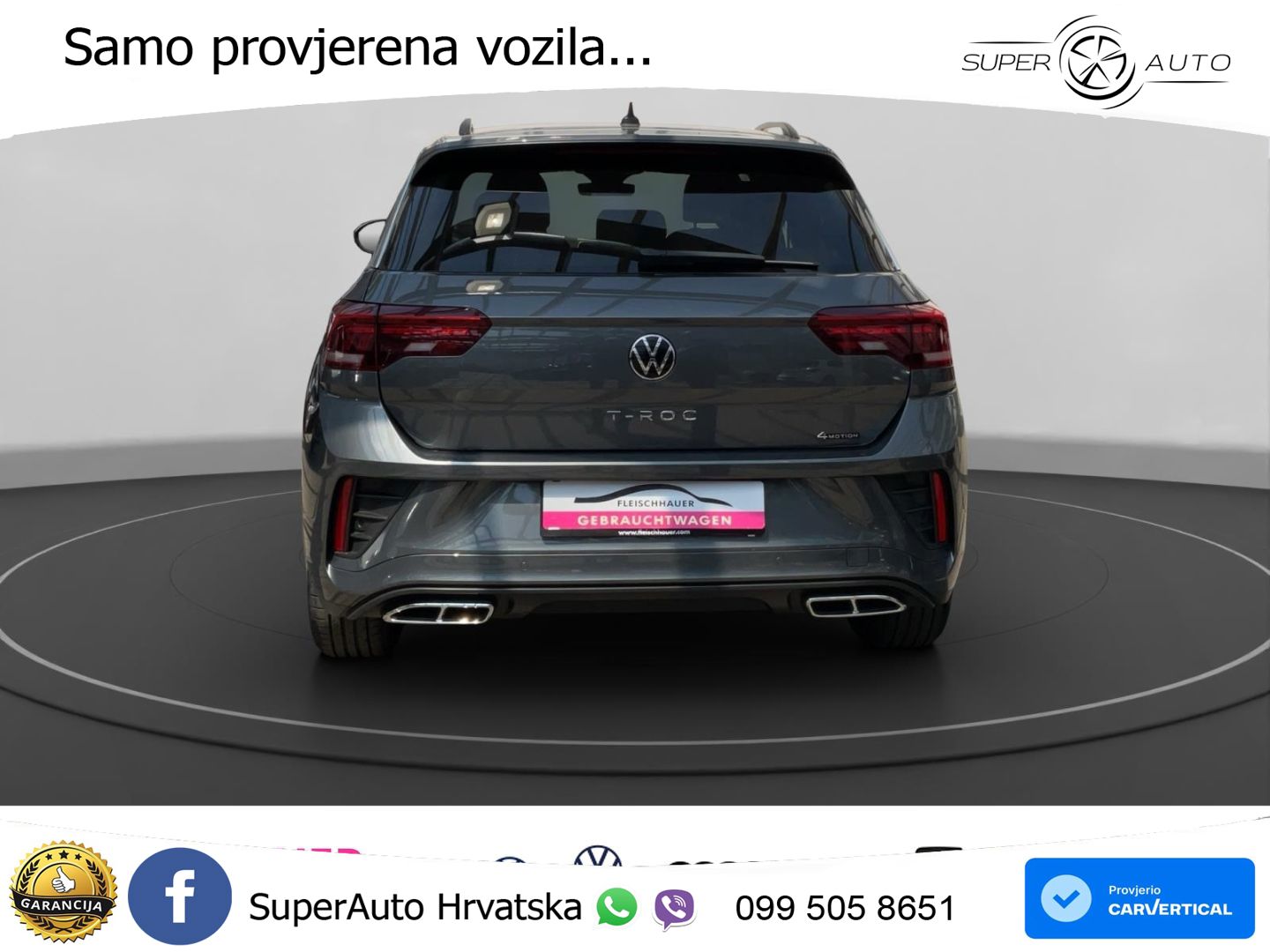 Volkswagen T-Roc I 2.0 TSI (190 KS) 4M DSG LED+GR SJED+ACC
