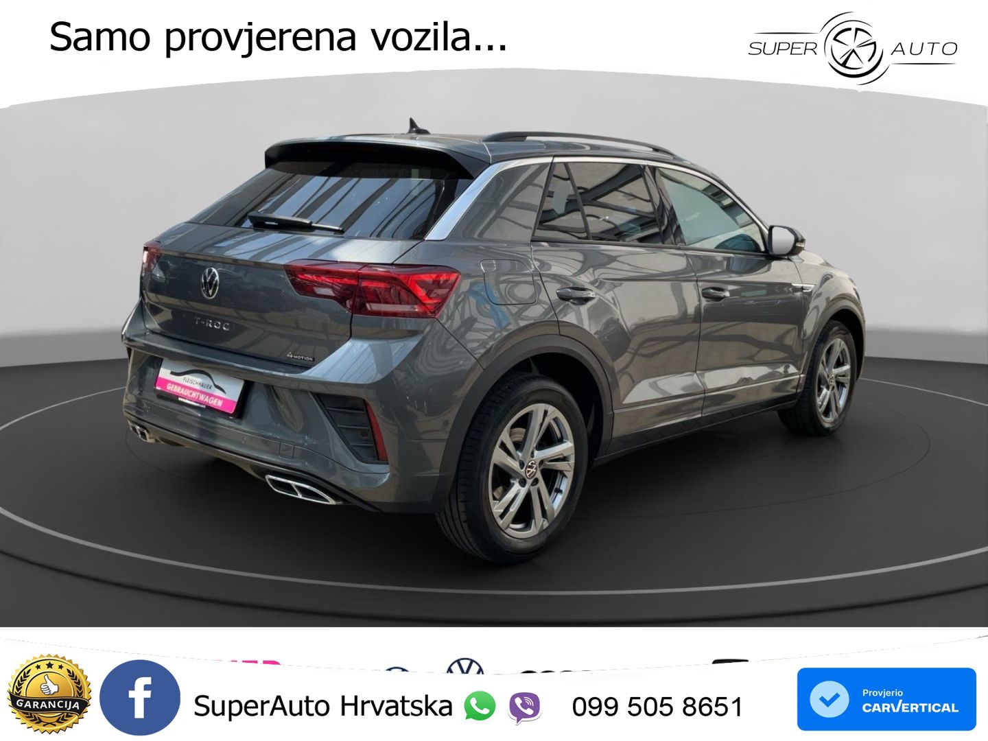 Volkswagen T-Roc I 2.0 TSI (190 KS) 4M DSG LED+GR SJED+ACC