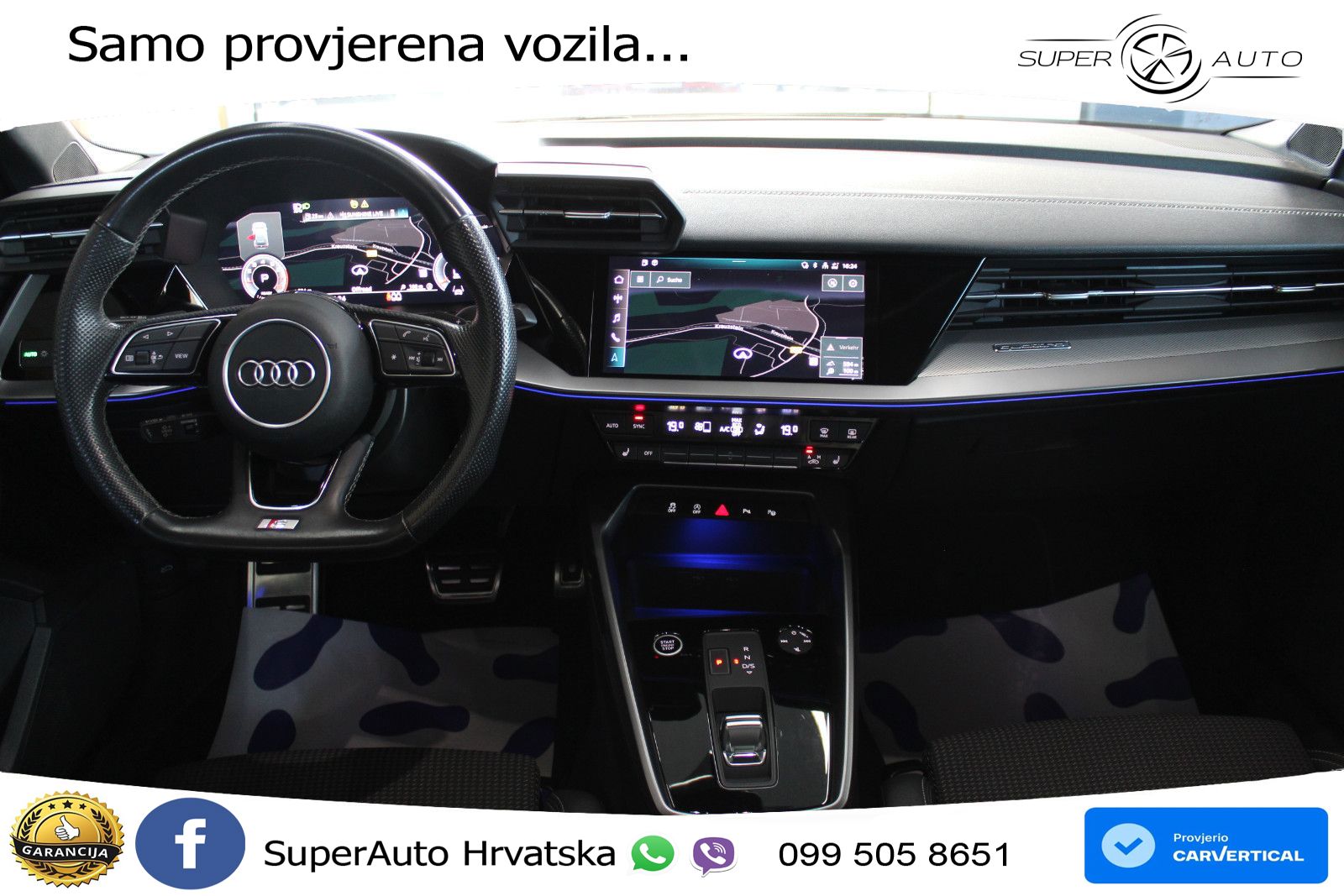 Audi A3 40 TFSI (190 KS) quattro S tronic S line LED+GR SJED+ACC
