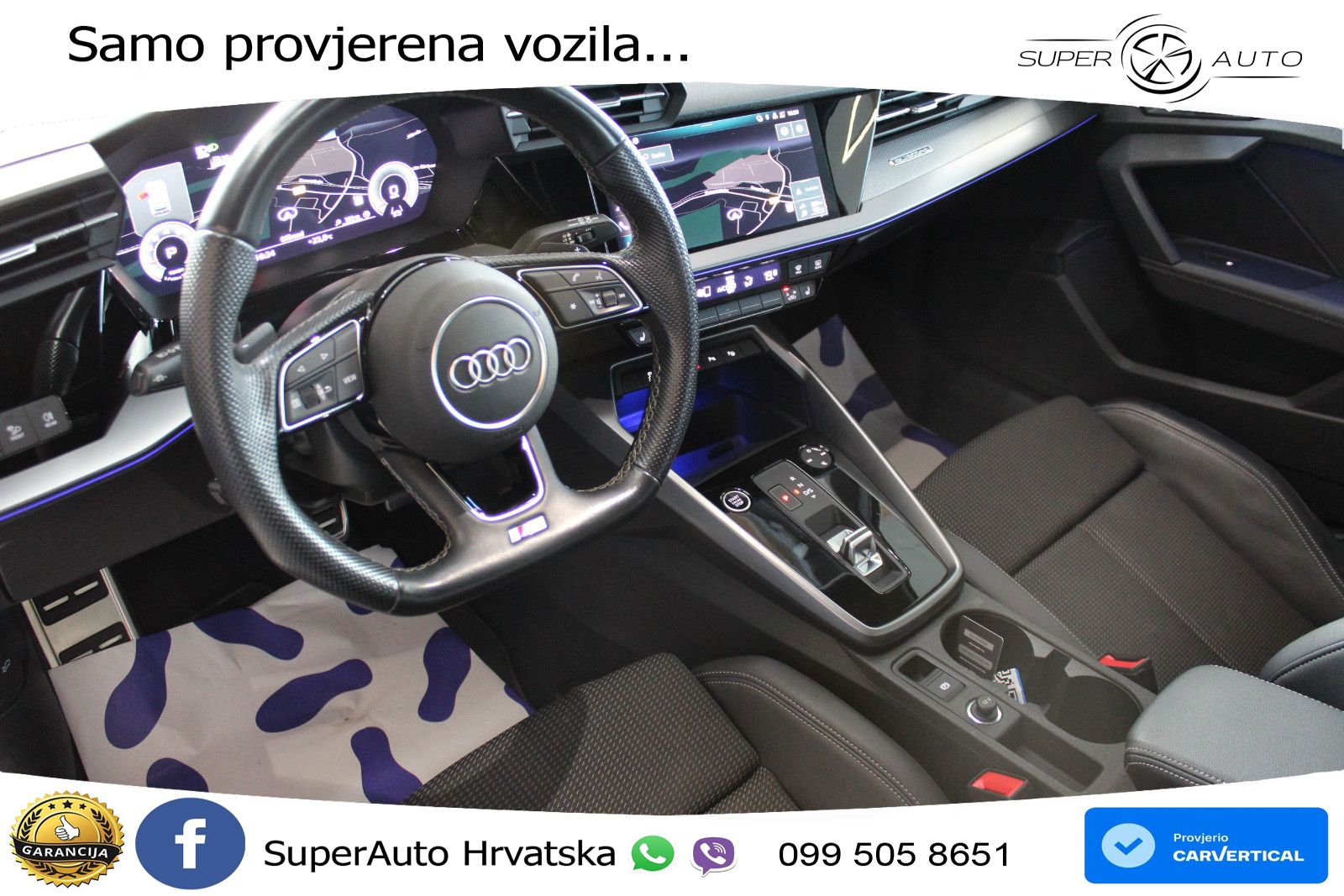 Audi A3 40 TFSI (190 KS) quattro S tronic S line LED+GR SJED+ACC