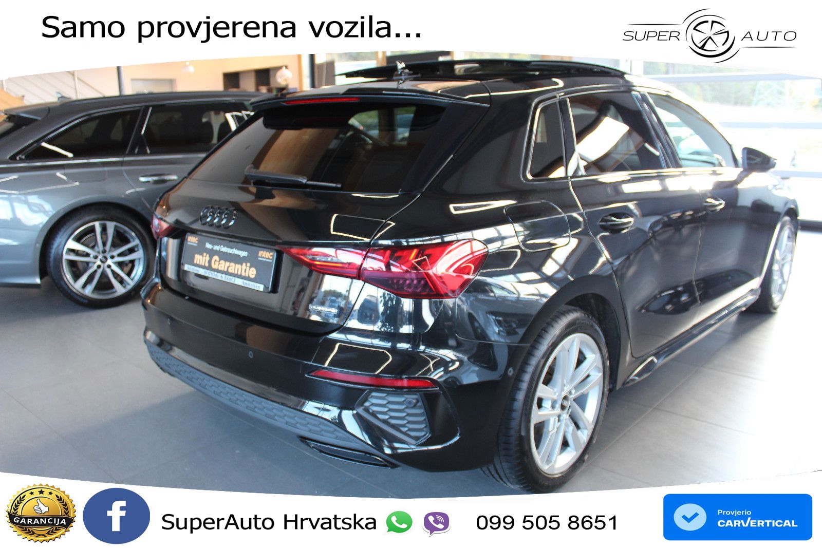 Audi A3 40 TFSI (190 KS) quattro S tronic S line LED+GR SJED+ACC