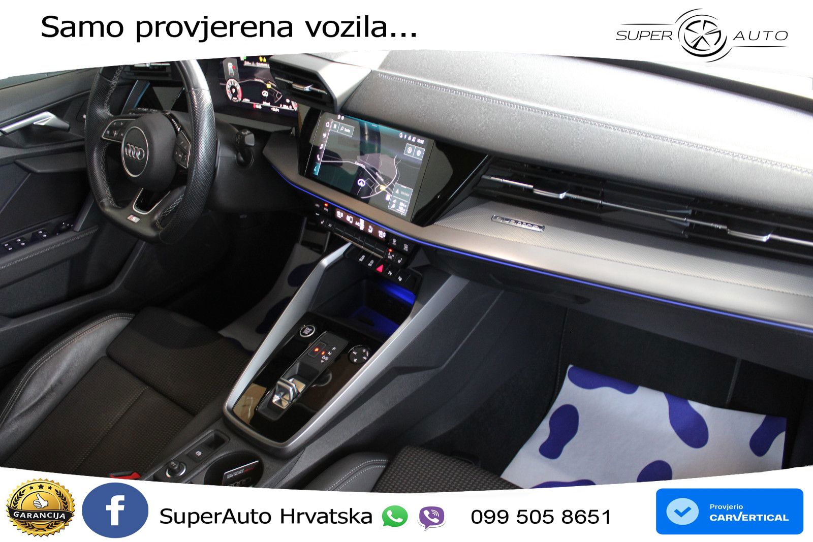 Audi A3 40 TFSI (190 KS) quattro S tronic S line LED+GR SJED+ACC
