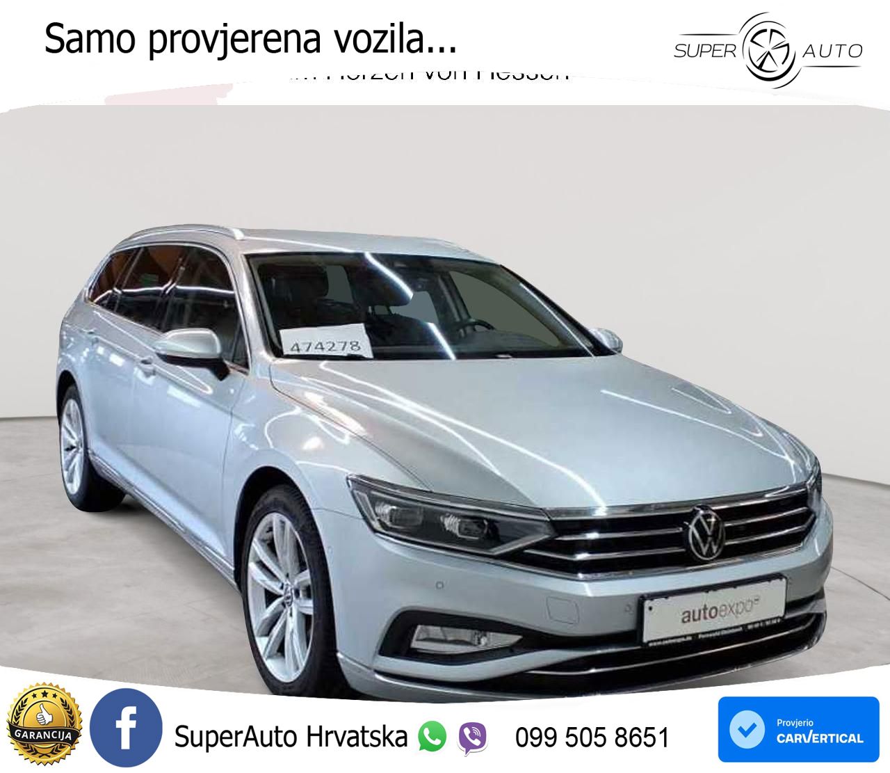 Volkswagen Passat Variant 2.0 TDI (200 KS) DSG Elegance