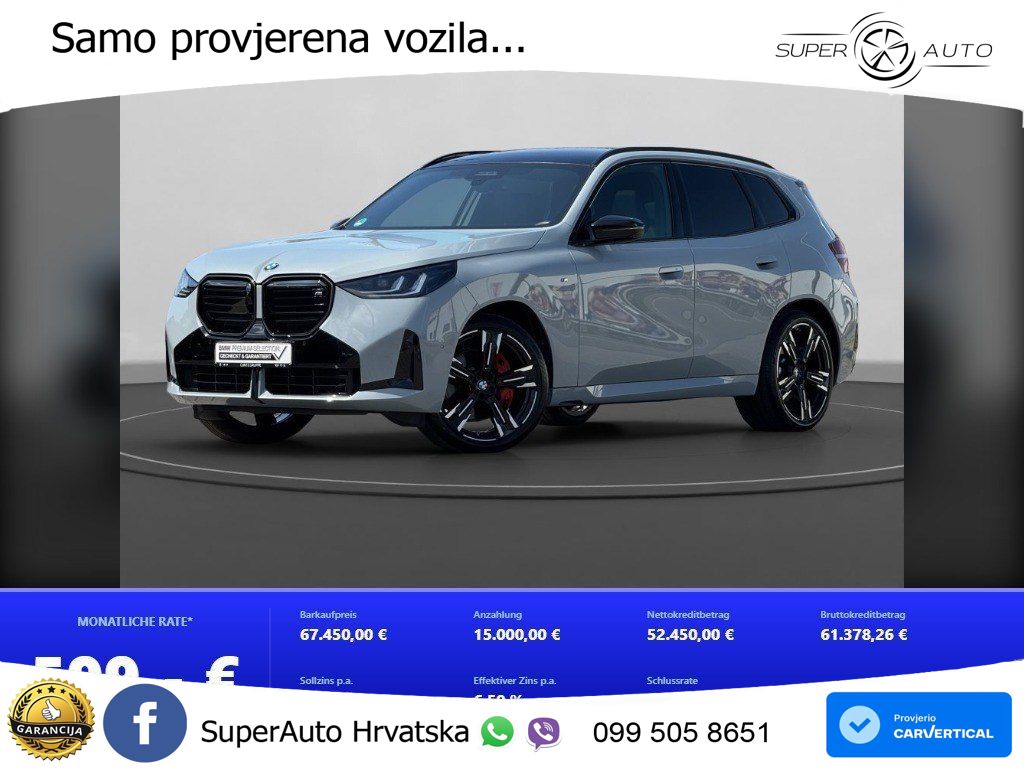 BMW X3 M50 xDrive Steptronic M Sport ACC+HEAD+4xGR SJED+360+PANO