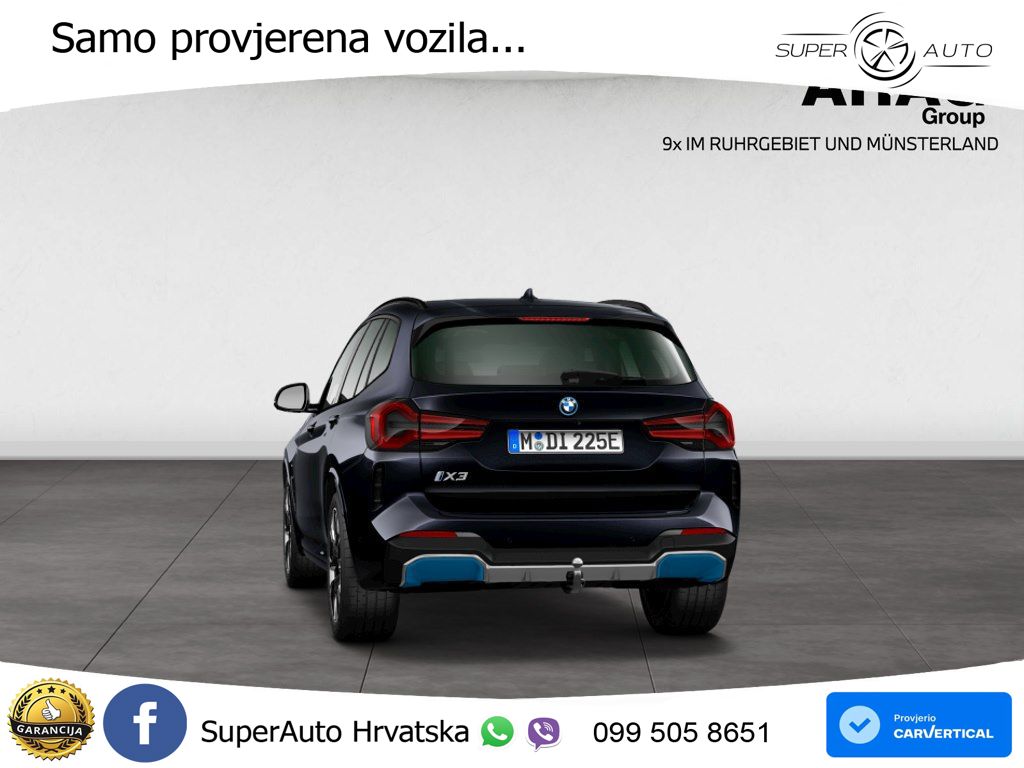 BMW iX3 80 kWh (286 KS) ACC+HEAD+GR SJED+360+PANO