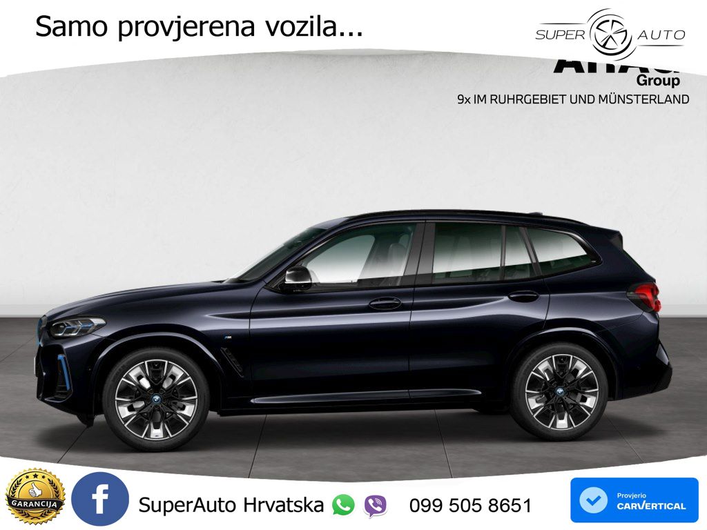 BMW iX3 80 kWh (286 KS) ACC+HEAD+GR SJED+360+PANO