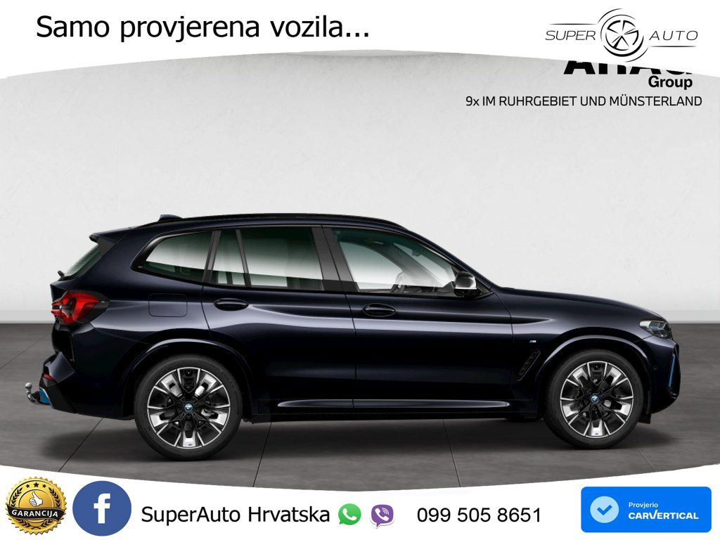 BMW iX3 80 kWh (286 KS) ACC+HEAD+GR SJED+360+PANO