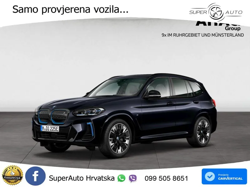 BMW iX3 80 kWh (286 KS) ACC+HEAD+GR SJED+360+PANO