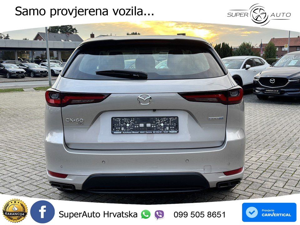 Mazda CX-60 2.5 e-Skyactiv (328 KS) AWD Automatic MATRIX+GR SJED+KAM