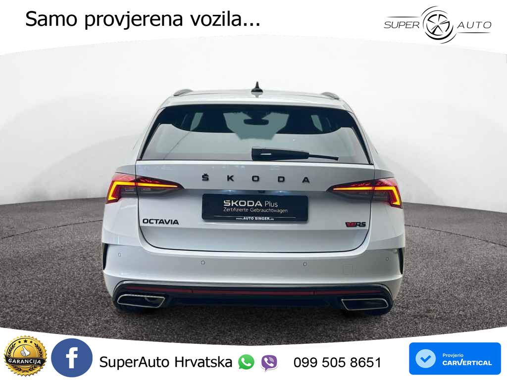 Škoda Octavia Combi RS 2.0 TDI (200 KS) 4x4 DSG MATRIX+GR SJED+KAM