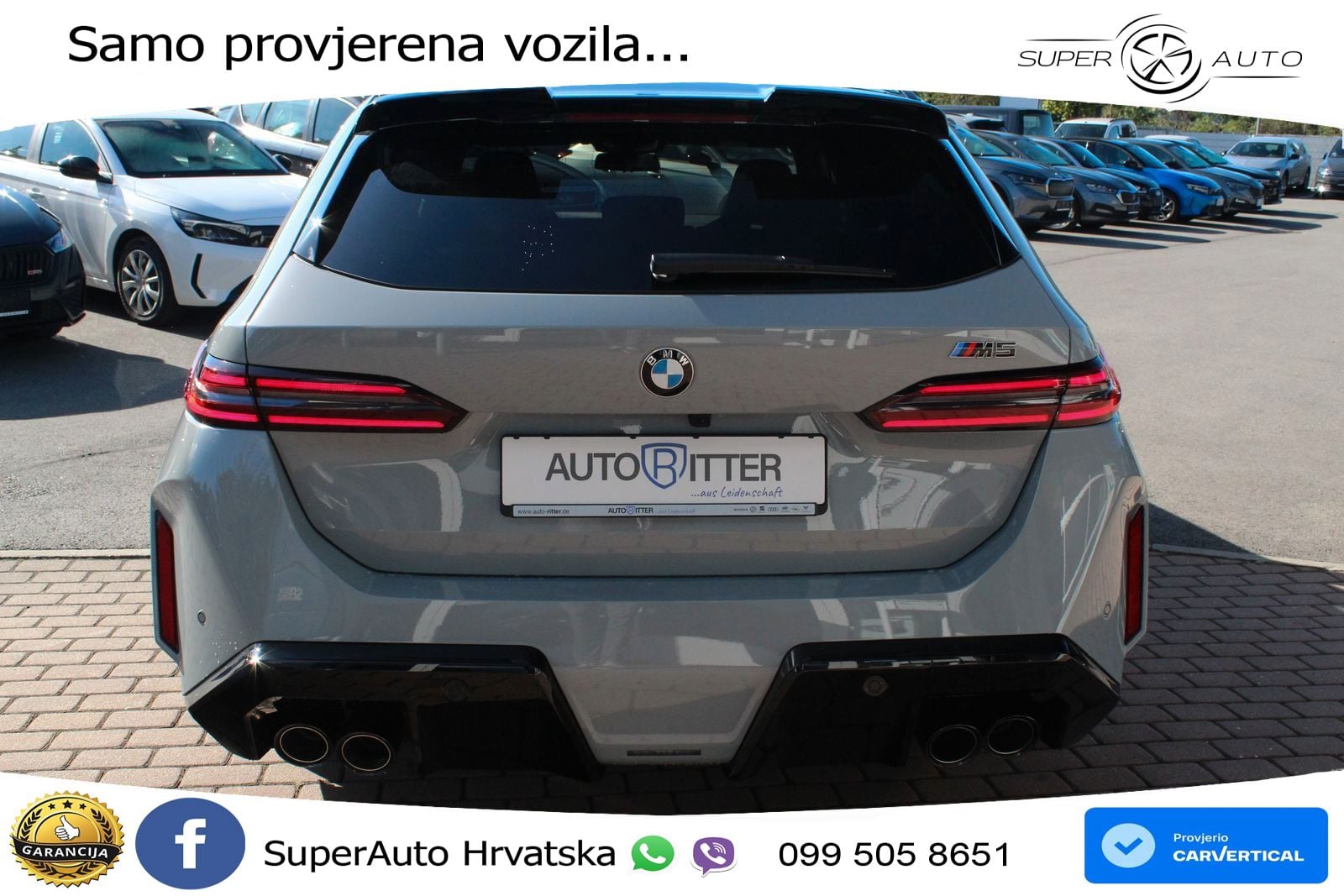 BMW M5 Touring 4.4 V8 (727 KS) xDrive Steptronic ACC+HEAD+4xGR SJED+360+PANO