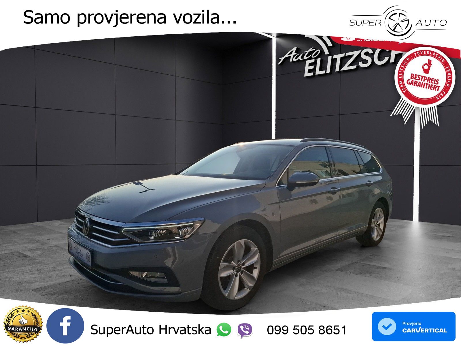 Volkswagen Passat Variant 2.0 TSI (190 KS) DSG Business MATRIX+GR SJED+KAM