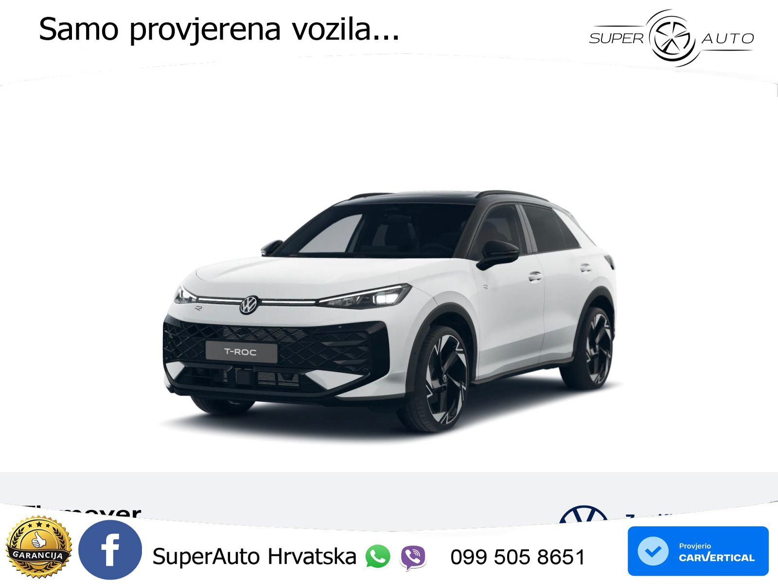Volkswagen T-Roc 1.5 eTSI (150 KS)  DSG R-Line LED+GR SJED+ACC