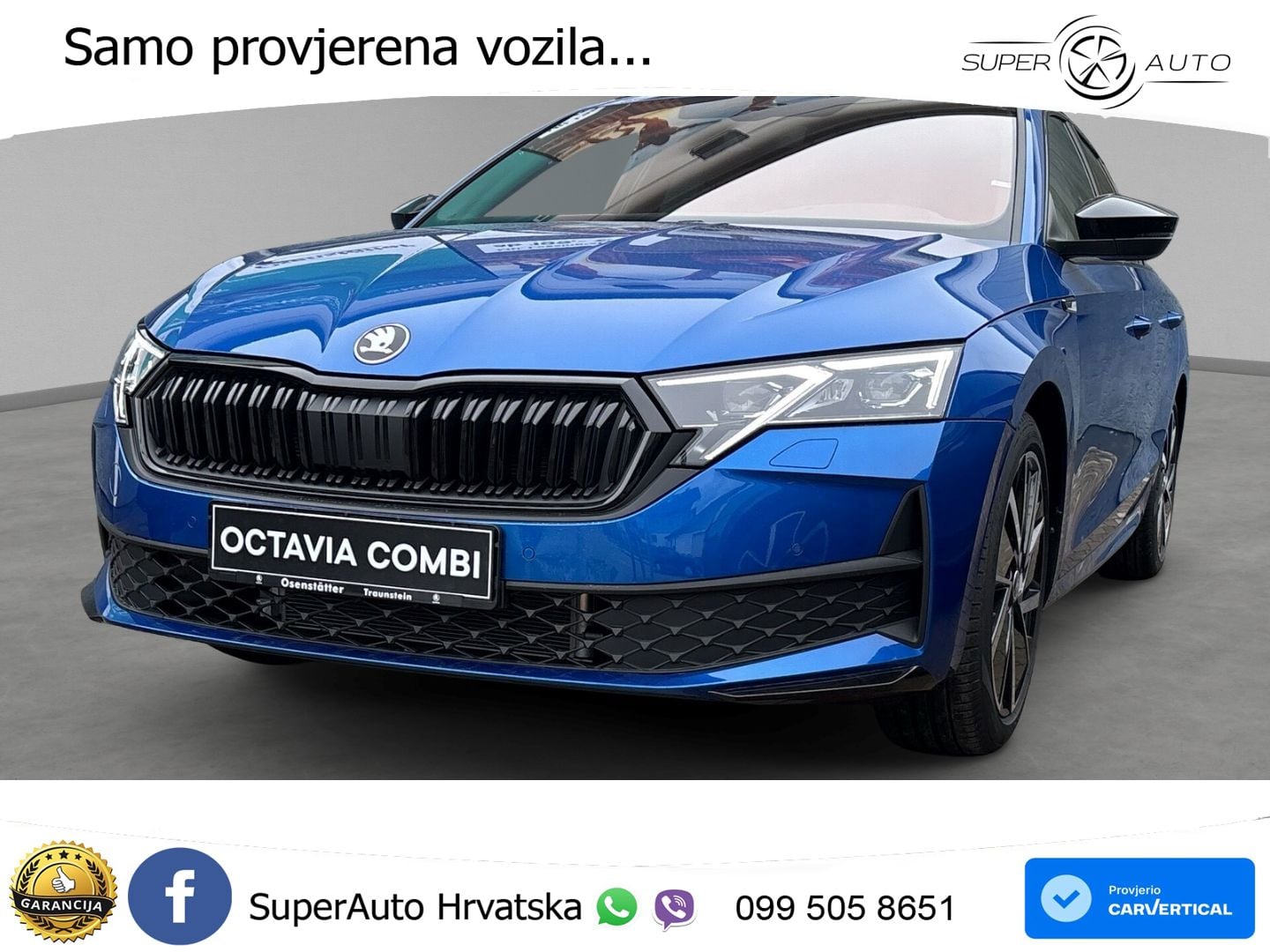 Škoda Octavia Combi 1.5 TSI (150 KS) SportLine LED+GR SJED+ACC