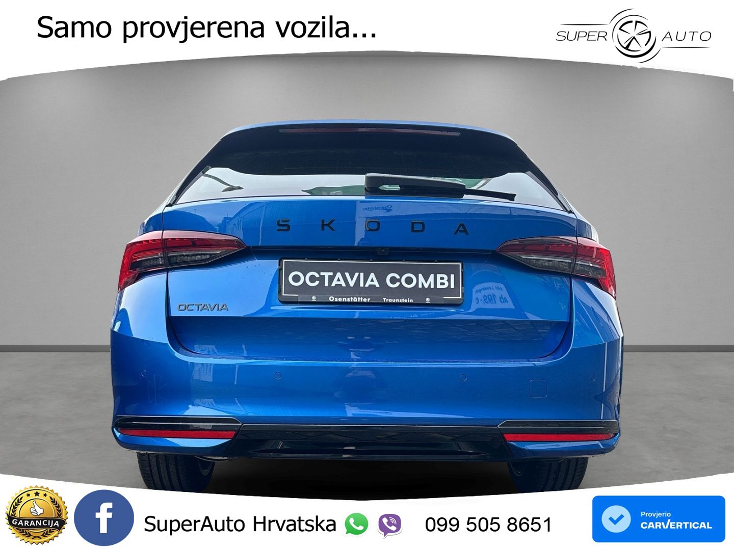 Škoda Octavia Combi 1.5 TSI (150 KS) SportLine LED+GR SJED+ACC