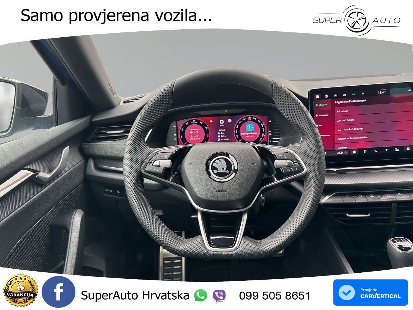 Škoda Octavia Combi 1.5 TSI (150 KS) SportLine LED+GR SJED+ACC