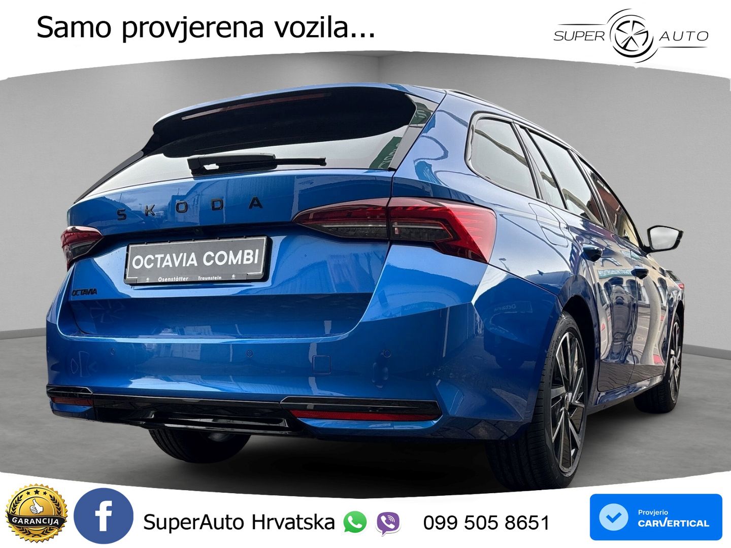 Škoda Octavia Combi 1.5 TSI (150 KS) SportLine LED+GR SJED+ACC