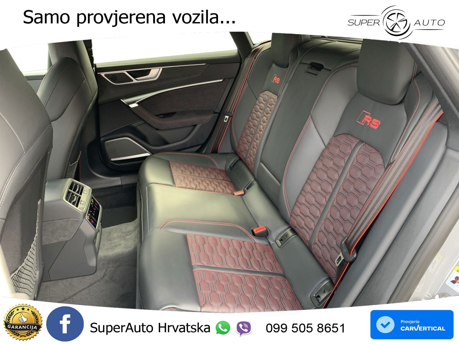 Audi RS7 4.0 TFSI V8 performance (630 KS) quattro tiptronic MATRIX+GR SJED+KAM