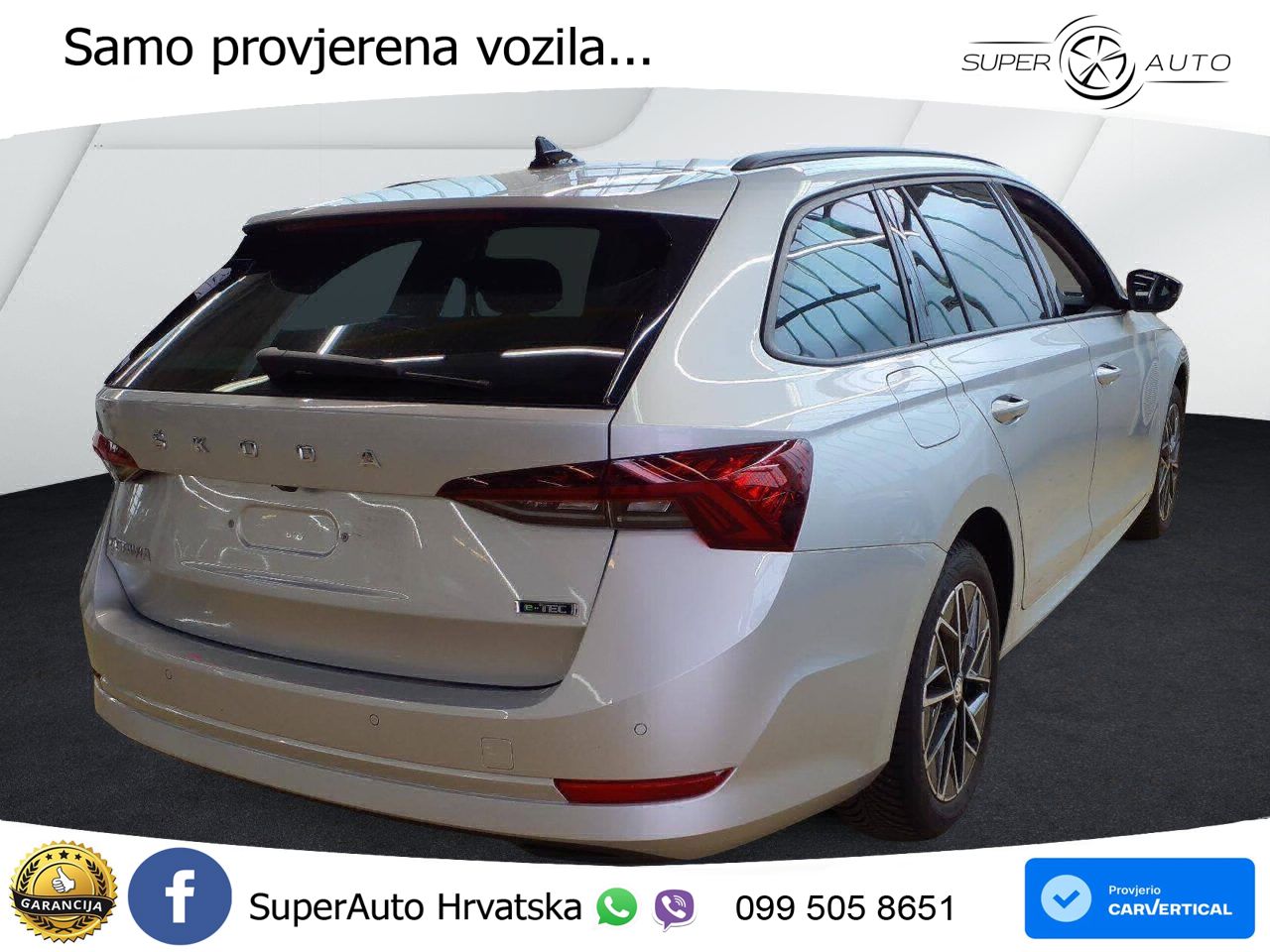 Škoda Octavia Combi 1.5 TSI EVO e-TEC (150 KS) DSG LED+GR SJED+ACC