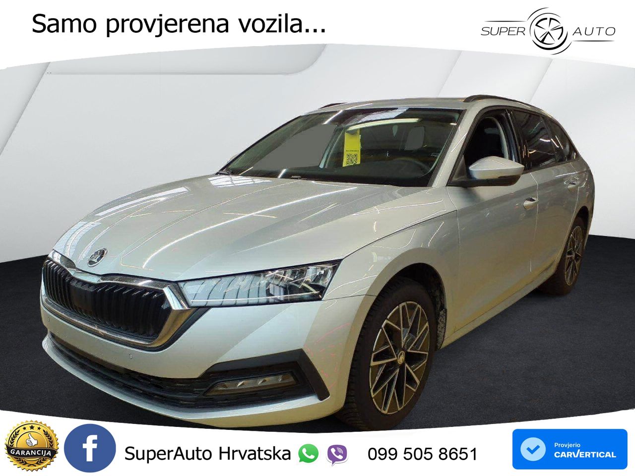 Škoda Octavia Combi 1.5 TSI EVO e-TEC (150 KS) DSG LED+GR SJED+ACC