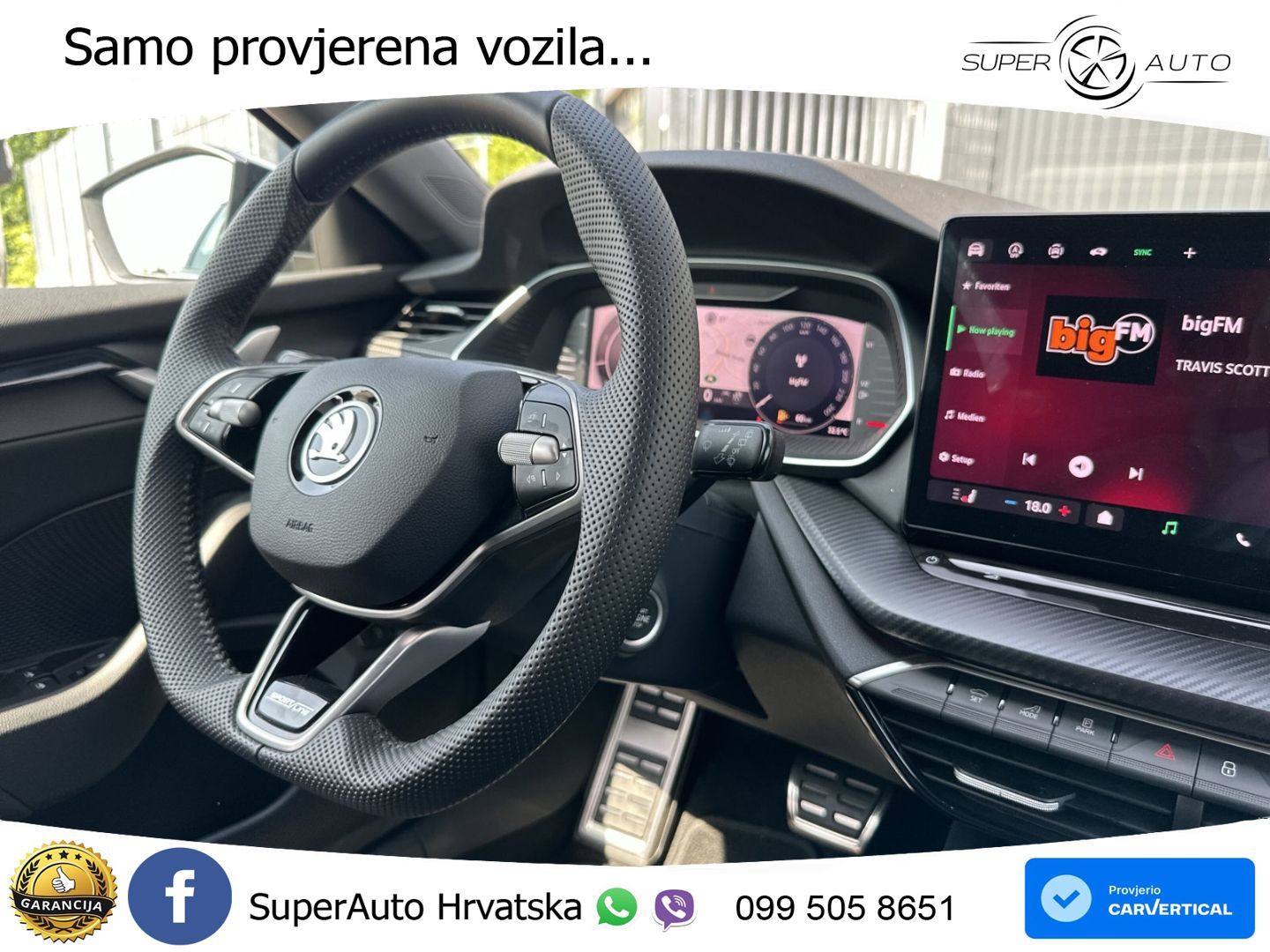 Škoda Octavia Combi 1.5 TSI (150 KS) DSG SportLine MATRIX+GR SJED+KAM