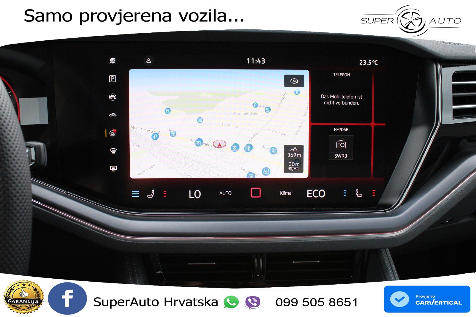 Volkswagen Touareg 3.0 V6 TDI (286 KS) 4MOTION Tiptronic LED+GR SJED+ACC