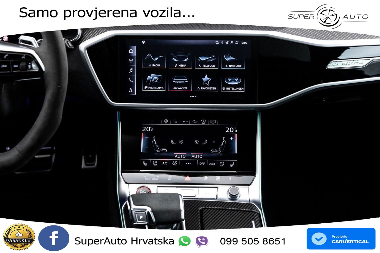 Audi RS6 Avant 4.0 TFSI V8 (600 KS) quattro Tiptronic LED+GR SJED+ACC