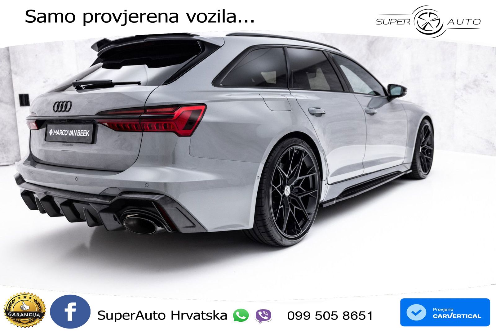 Audi RS6 Avant 4.0 TFSI V8 (600 KS) quattro Tiptronic LED+GR SJED+ACC