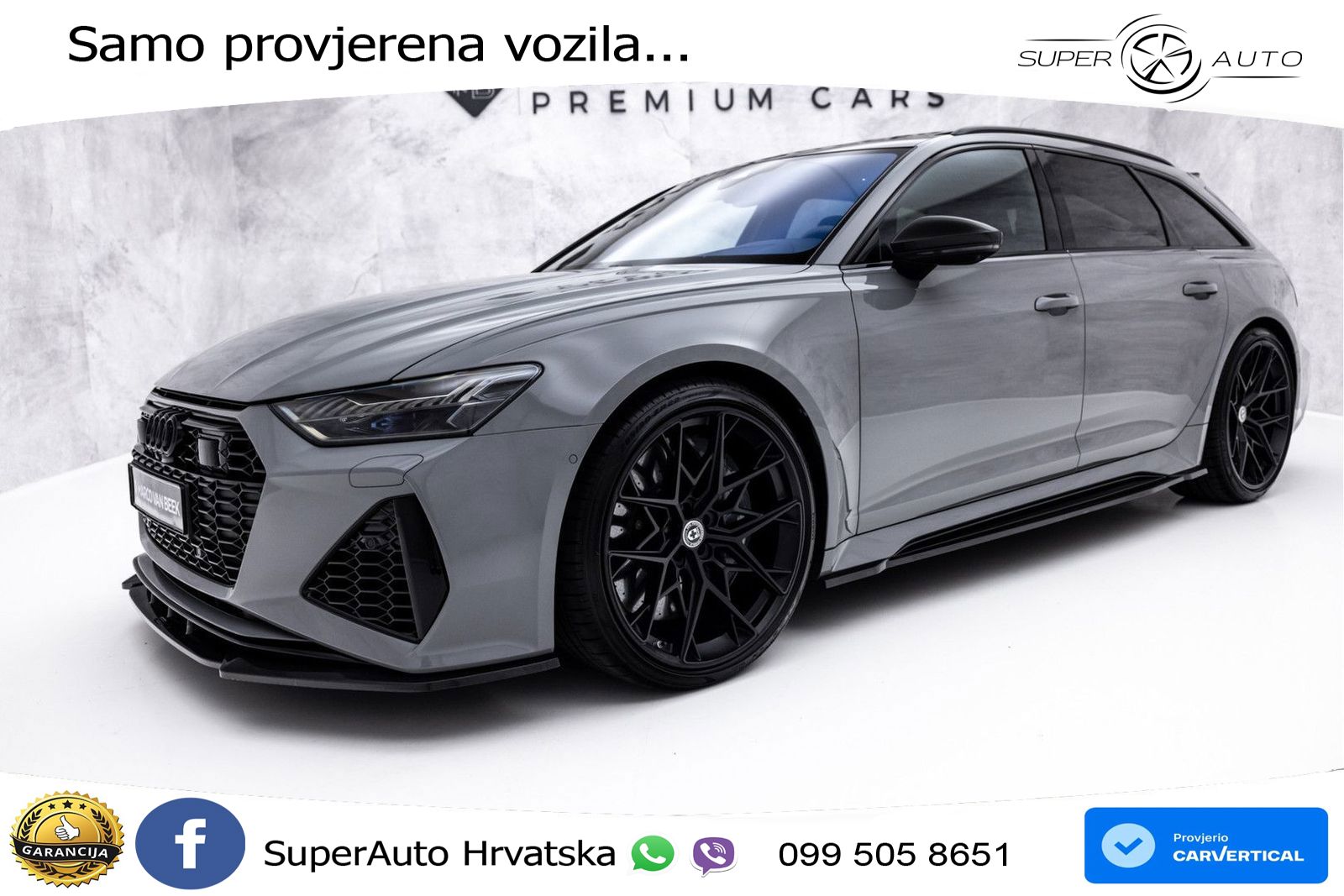 Audi RS6 Avant 4.0 TFSI V8 (600 KS) quattro Tiptronic LED+GR SJED+ACC