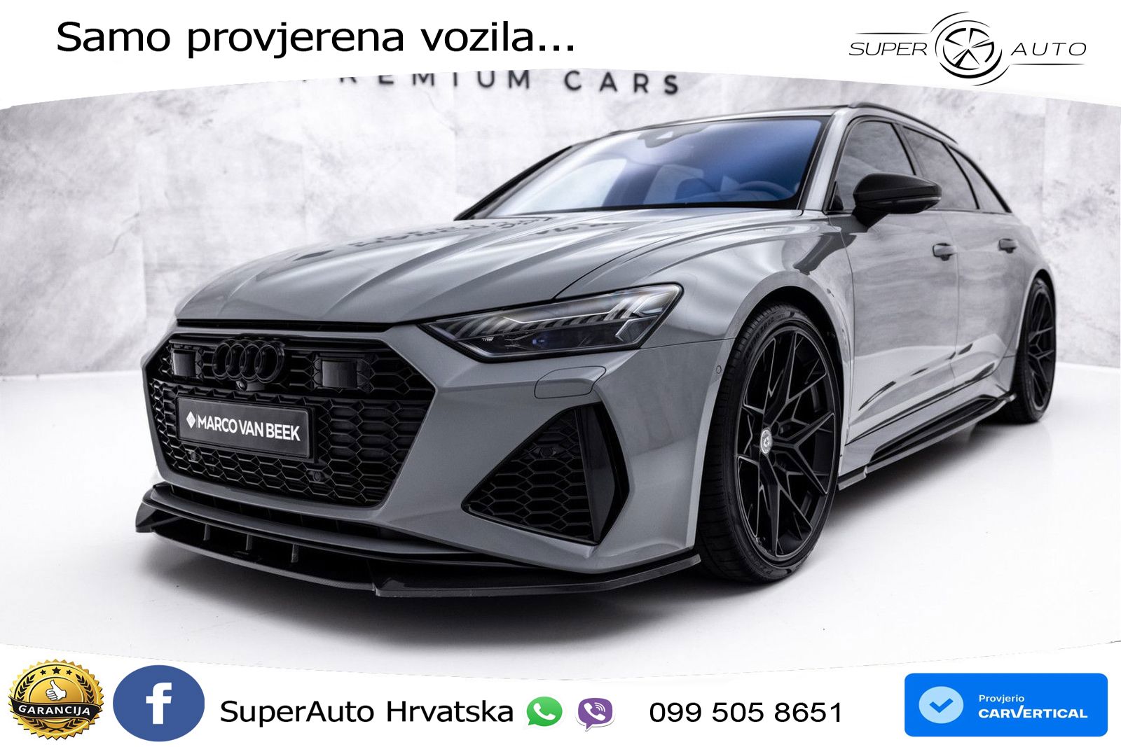 Audi RS6 Avant 4.0 TFSI V8 (600 KS) quattro Tiptronic LED+GR SJED+ACC
