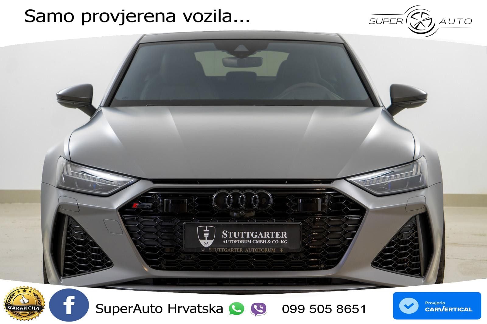 Audi RS7 4.0 TFSI V8 (600 KS) quattro tiptronic LED+GR SJED+ACC