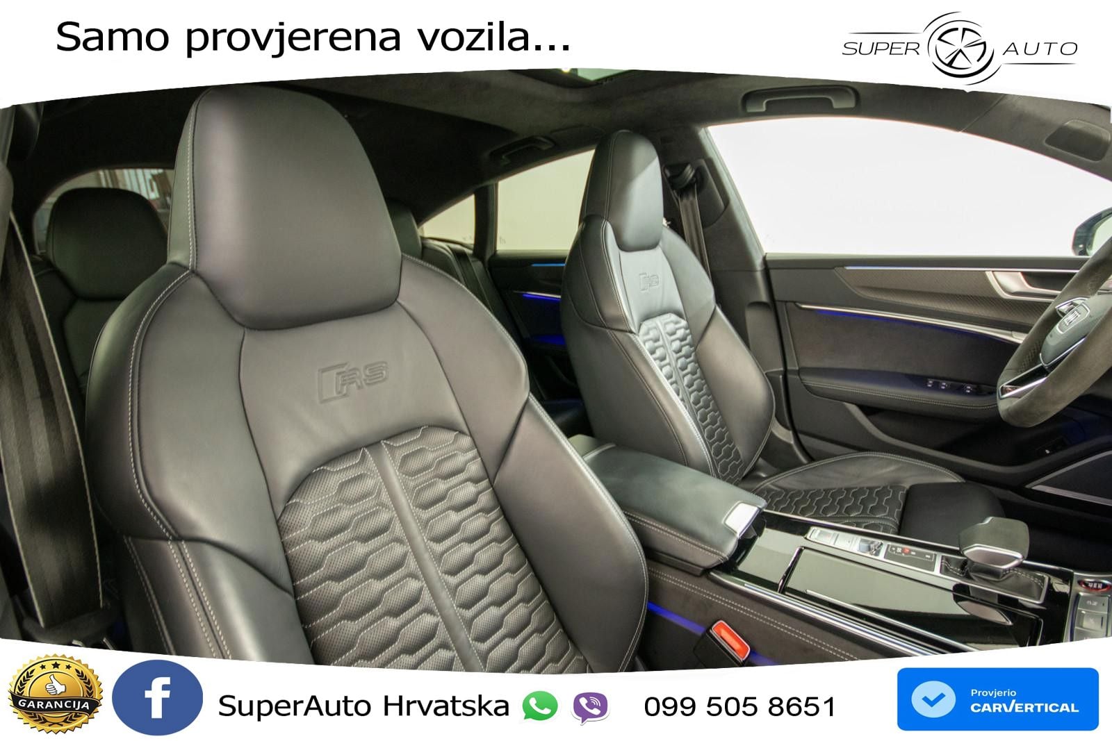 Audi RS7 4.0 TFSI V8 (600 KS) quattro tiptronic LED+GR SJED+ACC