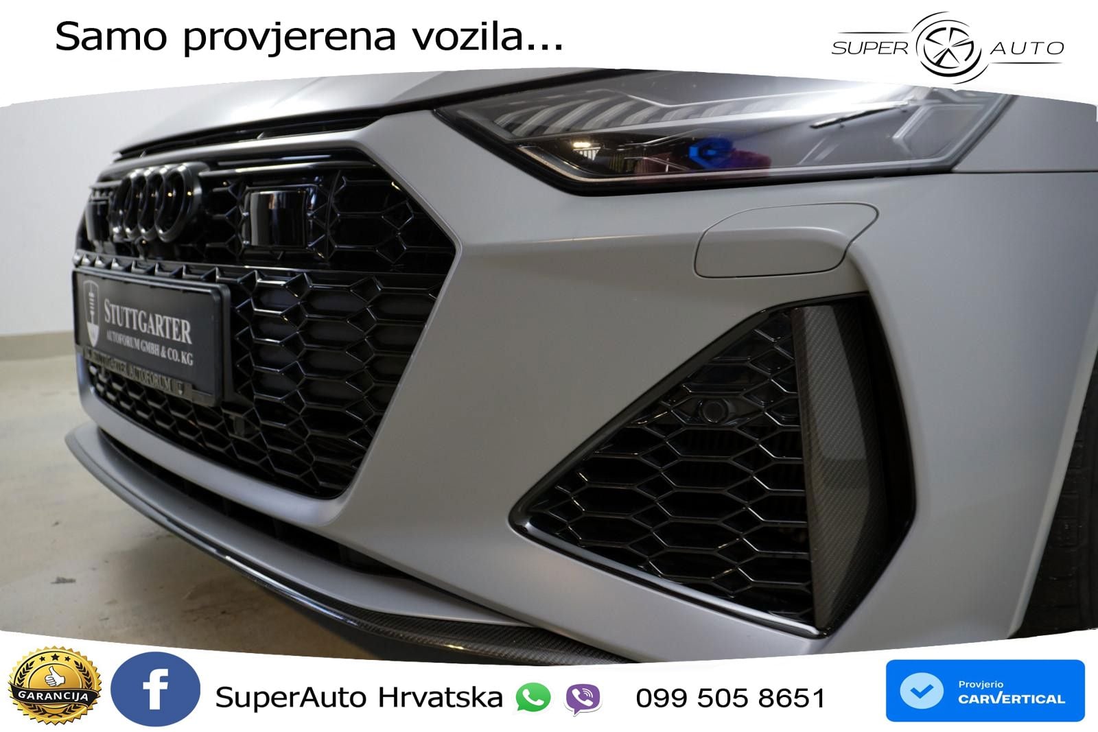 Audi RS7 4.0 TFSI V8 (600 KS) quattro tiptronic LED+GR SJED+ACC