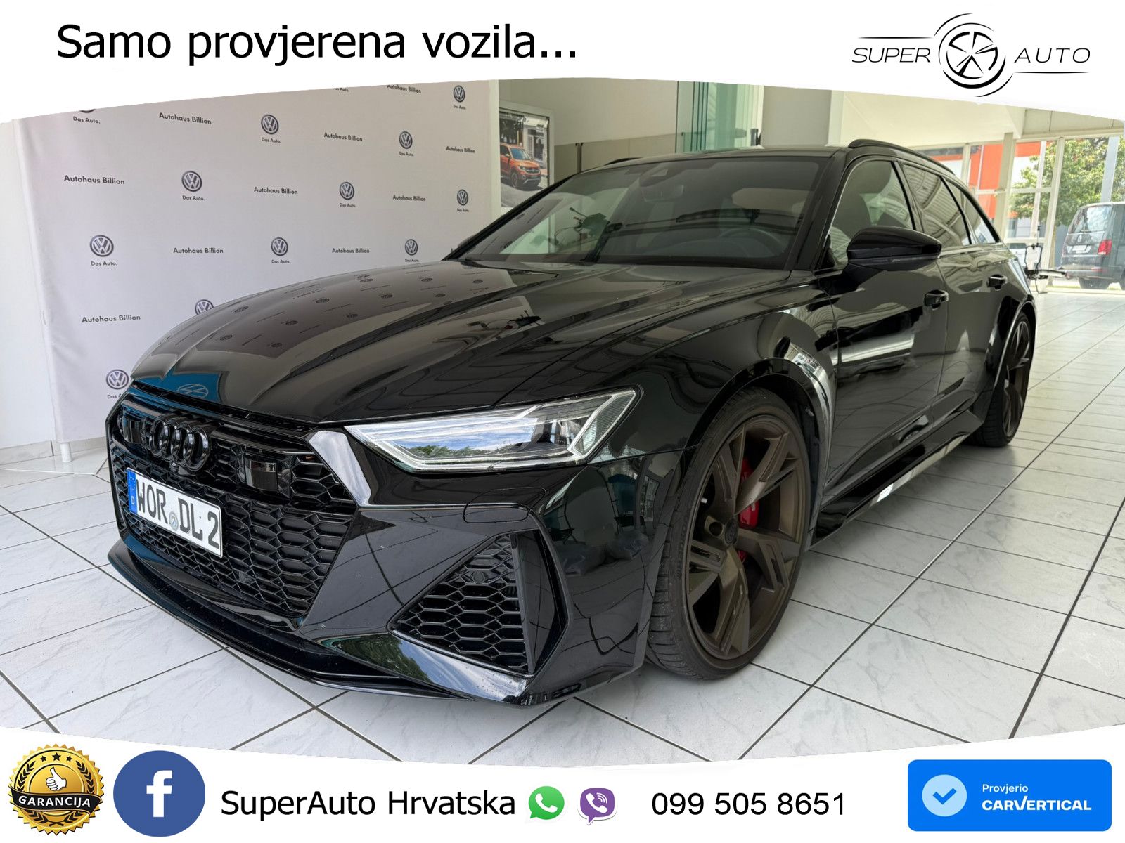 Audi RS6 Avant 4.0 TFSI V8 (600 KS) quattro Tiptronic Kuka LED+GR SJED+ACC