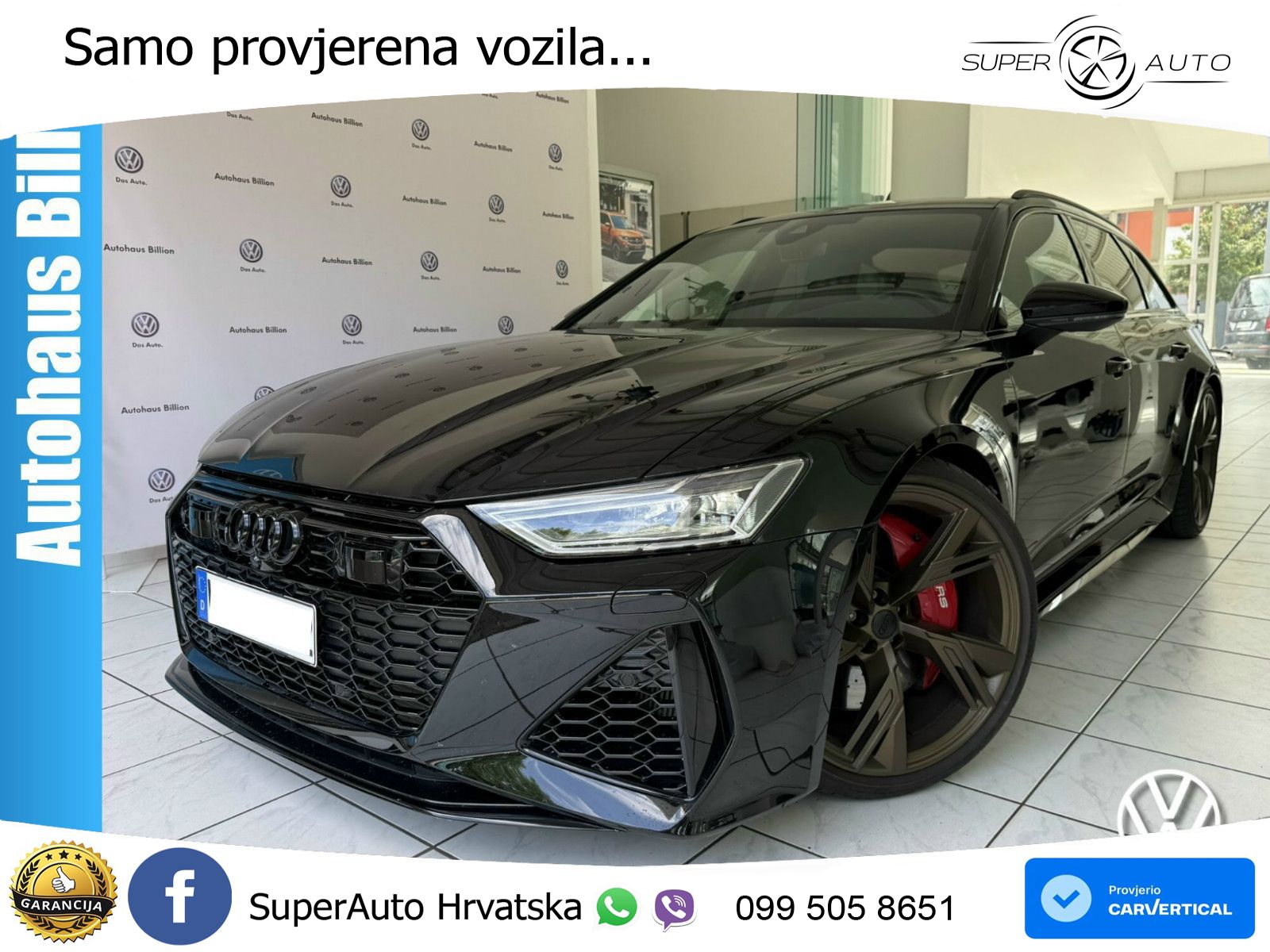 Audi RS6 Avant 4.0 TFSI V8 (600 KS) quattro Tiptronic Kuka LED+GR SJED+ACC